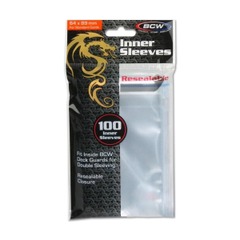 BCW Gaming Regular Resealable Inner Sleeve 100 count